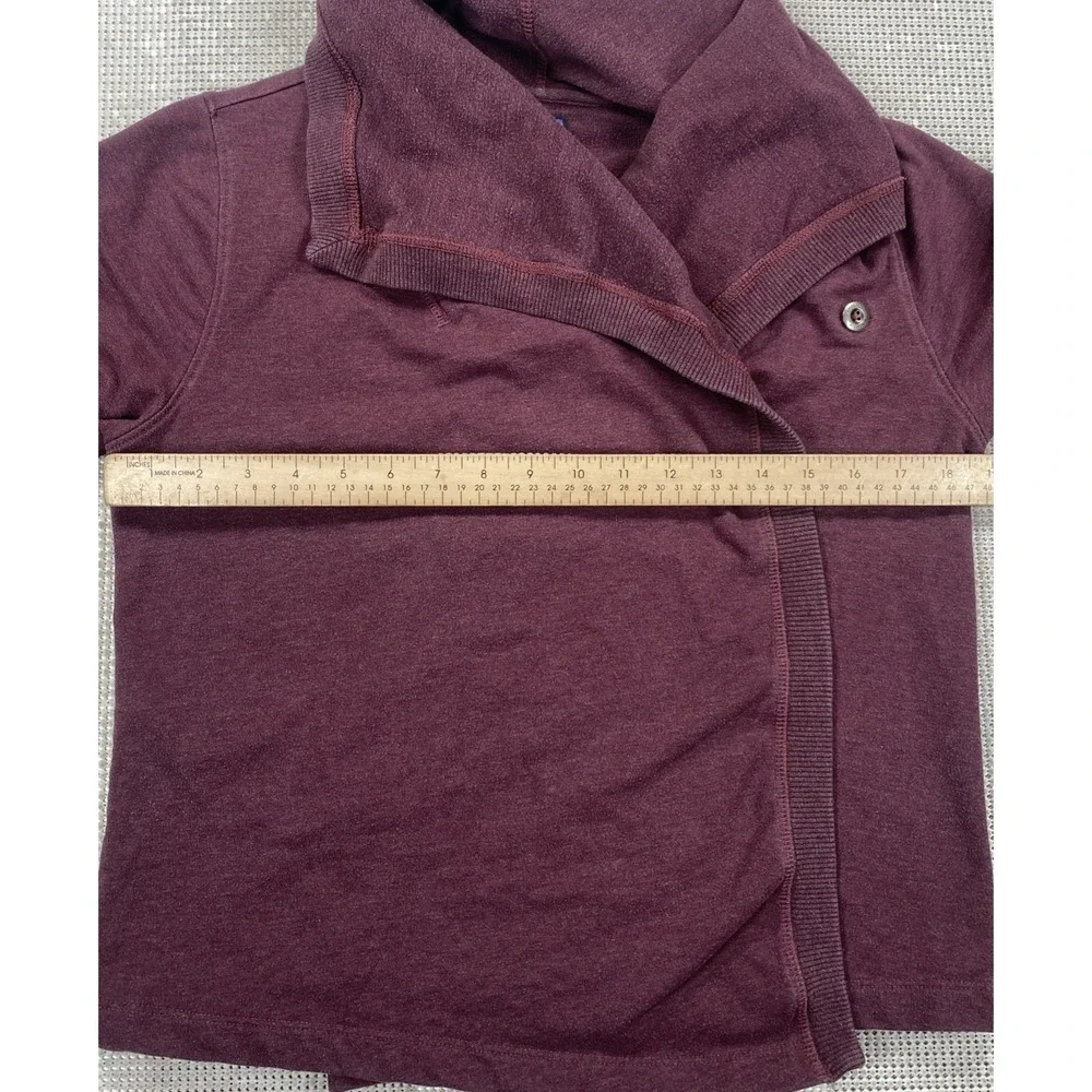Patagonia At Sea Wrap Burgundy French Terry Women's Medium